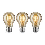 Paulmann 5079 Vintage Edition Bundle LED Birne E27 230V 3x500lm 3x4,7W 2500K Gold 