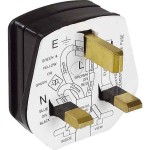 Bachmann 910.176 Schutzkontakt-Stecker schwarz England 