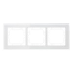 MDT BE-GTR363W.01 KNX Glasrahmen 3-fach für 63 mm Programme Weiß 