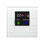 MDT SCN-RTRGW.02 KNX Glas Raumtemperaturregler Smart mit Farbdisplay Weiß 