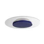 Deko-Light 620034 Deckenaufbauleuchte Zaniah 12W Cover Cobalt Blau 