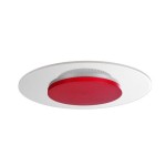 Deko-Light 620036 Deckenaufbauleuchte Zaniah 12W Cover Rubin Rot 