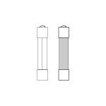 Eska 528.017 G-Sicherungseinsatz 5x25mm M 1A mit Kennmelder 10 Stück 