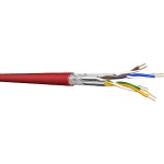 Draka UC900 SS27 4P PUR Patchkabel Kat.7 Tr.1000 S/FTP AWG27 PUR rot Meterware 