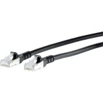 Metz Connect 130845A000-E Patchkabel S/FTP schwarz 10,0m Cat.6A 