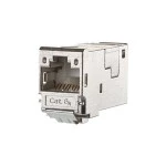 Metz Connect TN E-DAT Modul 12 E-DATmodul RJ45 8(8) TN Cat.6A TIA-A gelbsch, 12 Stück 