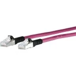 Metz Connect 1308453002-E Patchkabel S/FTP vioschwarz 3,0m Cat.6A 