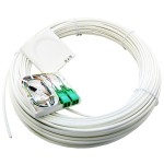 Idea Optical IO1140661823043003 FTTH-AP-Dose T1 mit Kabel 30m 2xLCD/APC reinweiß 