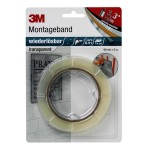 3M 8899195 Doppelseitiges Klebeband 19mm x 5 Meter transpar. 