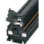 Phoenix Contact PT4-HESILED 245x20 Sicherungsreihenklemme 0,2-6mm² 6,3A 30V schwarz 