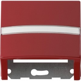 Gira 087043 S-Color Datenhaube mit Tragring und Beschriftungsfeld für Einschübe Kommunikationstechnik Rot 
