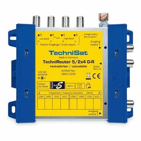 TechniSat 0001/3292 TechniRouter 5/2x4 G-R Grundeinheit 