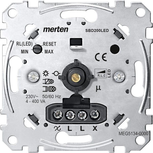 Merten Meg5134 0000 Einsatz Universal Drehdimmer Fur Led Lampen Kaufen Elektro Wandelt