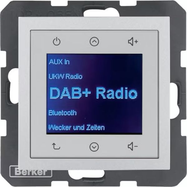 Berker 30841404 Radio Touch UP DAB+ Bluetooth B.3/B.7 alu matt