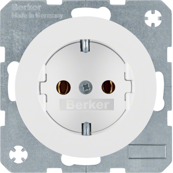 Berker 41432089 Schuko-Steckdose R.1/R.3 polarweiß glänzend