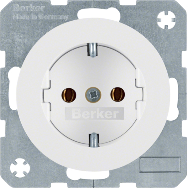 Berker 47432089 Schuko-Steckdose R.1/R.3 polarweiß glänzend