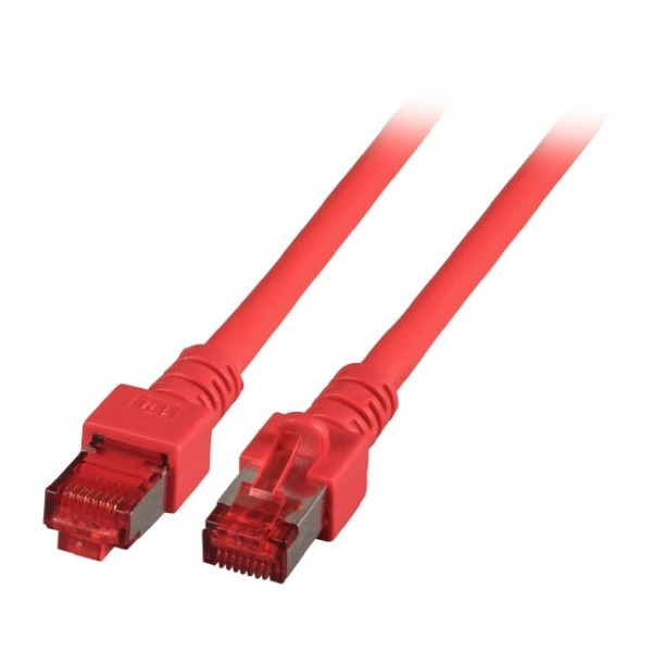 EFB MK6001.7,5R Patchkabel Cat. 6 2x RJ45 Stecker rot 7,5 Meter