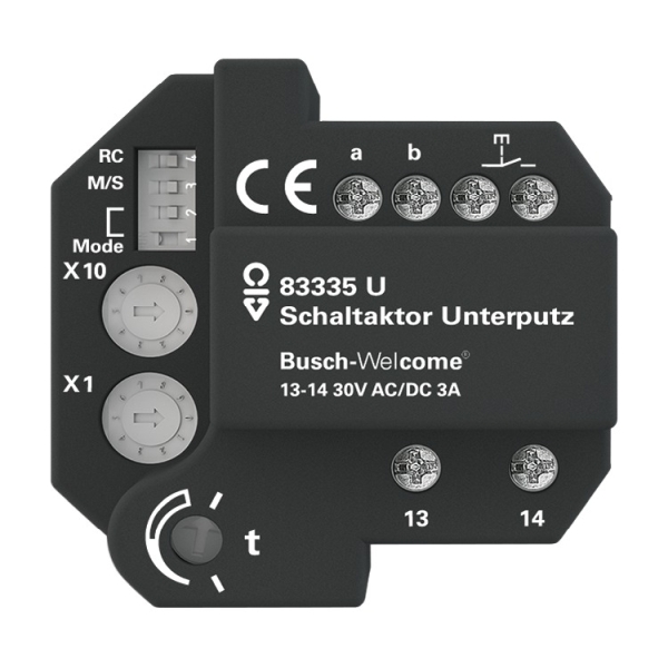 Busch-Jaeger 83335 U Schaltaktor Unterputz zur Montage in einer Unterputzdose 2CKA008300A0327