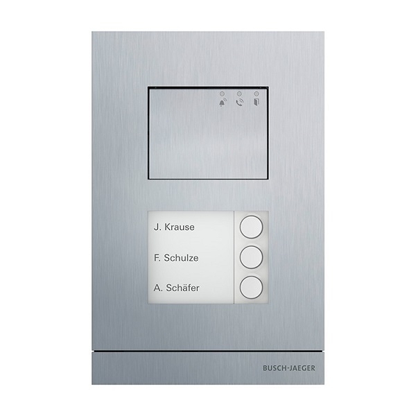 Busch-Jaeger A21051P3-A-03 Außenstation Audio 3-fach aluminium 2TMA200010A0003