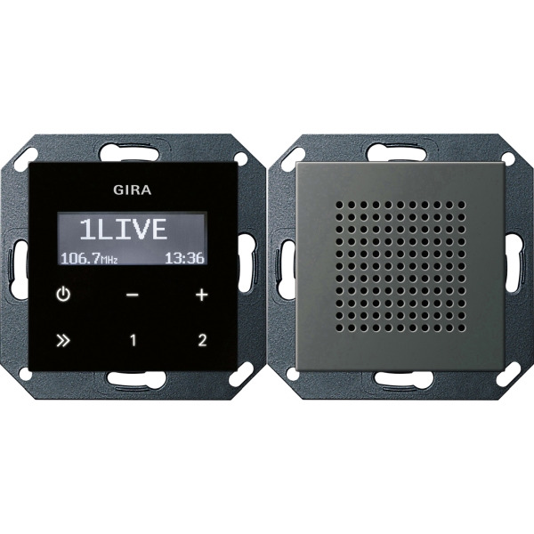 Gira 2280600 System 55 UnterputzRadio RDS mit einem