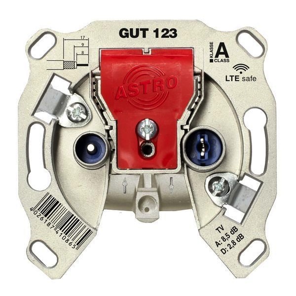 Astro GUT123 BK-Durchgangsdose 5-1006MHz LTE