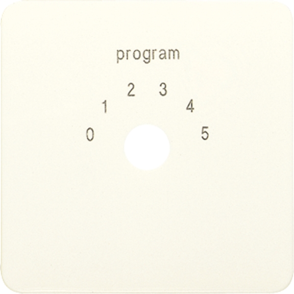 Jung 594-9 Abdeckung für Programmwahlschalter Thermoplast Serie CD cremeweiß