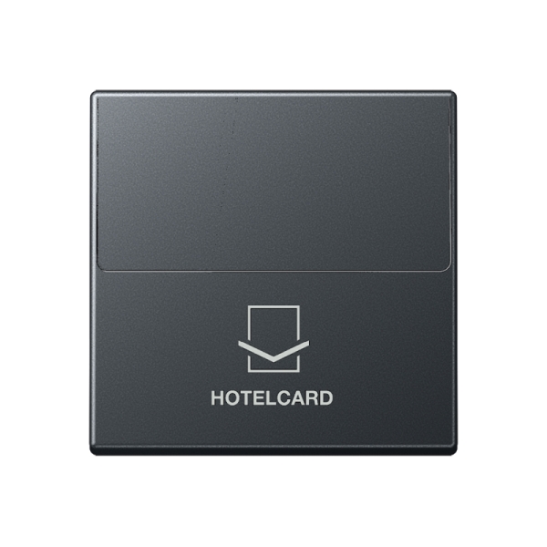 Jung A590CARDANM Hotelcard-Schalter (ohne Taster-Einsatz) Hotelcard Serie A anthrazit matt