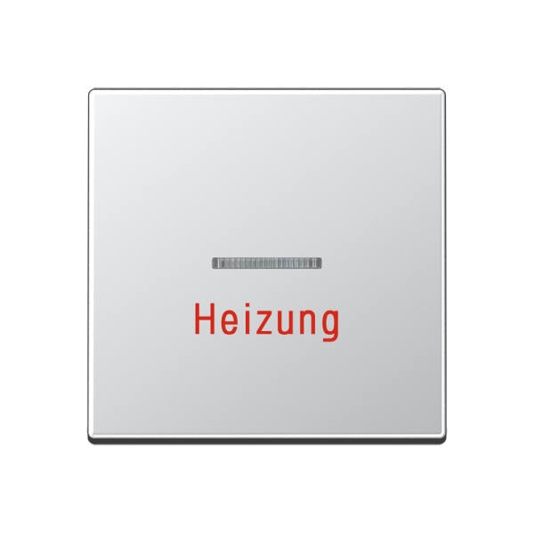 Jung A590HAL Wippe 1-fach mit Lichtleiter Heizung Serie A aluminium