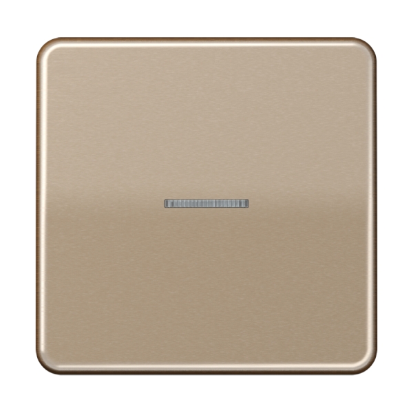 Jung CD590KO5GB Wippe 1-fach mit Lichtleiter Aluminium eloxiert Serie CD gold-bronze