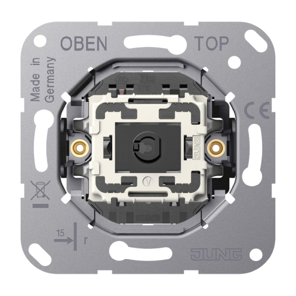 Jung K506KOEU Kipp-Kontrollschalter 10AX 250V Universal Aus-Wechsel ohne Krallen