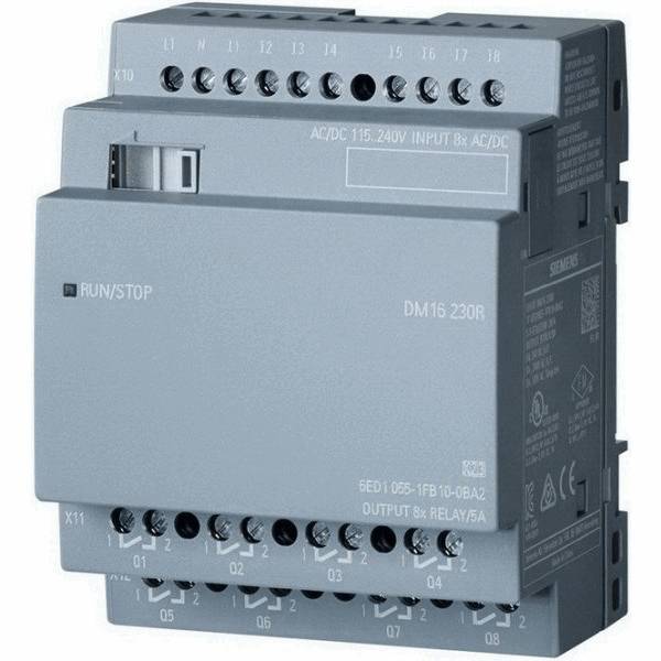 Siemens 6ED1055-1FB10-0BA2 LOGO!8 Erweiterungs-Modul 8 DE/8 DA