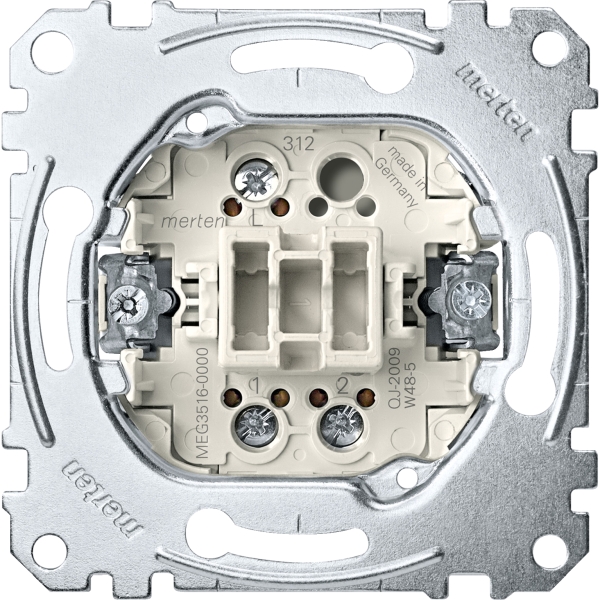 Merten MEG3516-0000 Aus/ Wechselschalter-Einsatz 1-polig 16 AX AC 250V Schraub-Liftklemmen