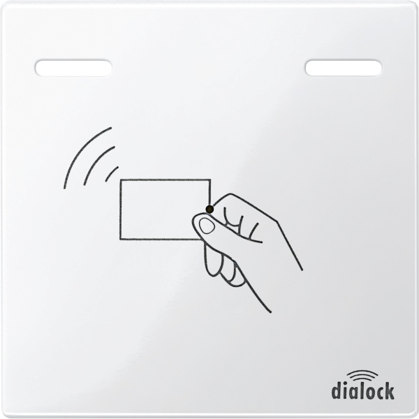 Merten MEG4449-0319 Zentralplatte für Häfele Dialock MertenWT polarweiß glänzend System M