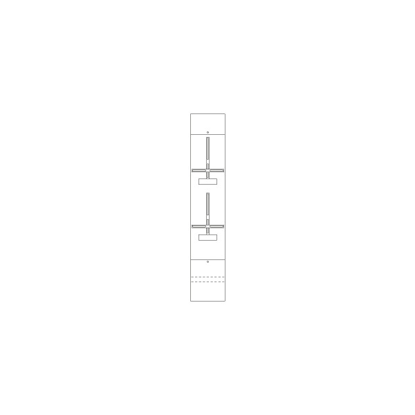 Striebel & John KA12 Messfeld BH5 2Z vorverdrahtet mit Zählerkreuz 2CPX033016R9999