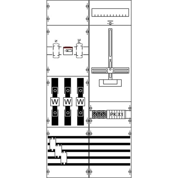 Striebel & John KA4318 Mess- und Wandlerfeld komplett BH3 2FB 2CPX033829R9999