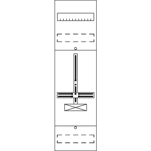 Striebel & John FD16H1 Zählerfeld ohne Verdrahtung mit Dreipunkt-Befestigung 6RE 2CPX054044R9999