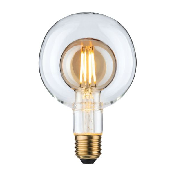 Paulmann 287.69 LED Inner Shape Globe G95 4W Gold E27 2700K Warmweiß