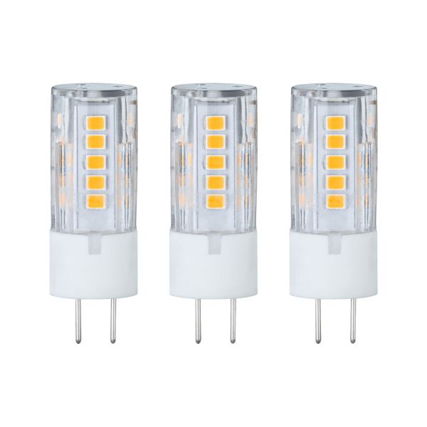 Paulmann 288.22 Standard 12V LED Stiftsockel GY6,35 3er-Pack 3x300lm 3x3,5W 2700K Klar