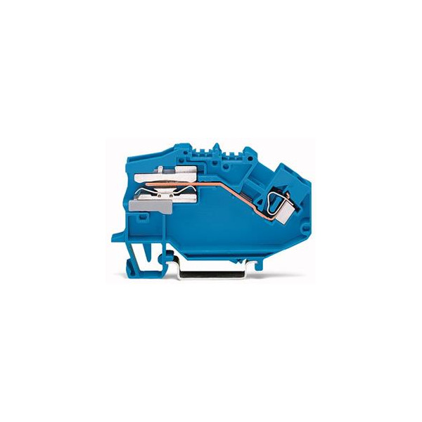 Wago 781-613 1-Leiter-N-Trennklemme 4mm² CAGE CLAMP® blau