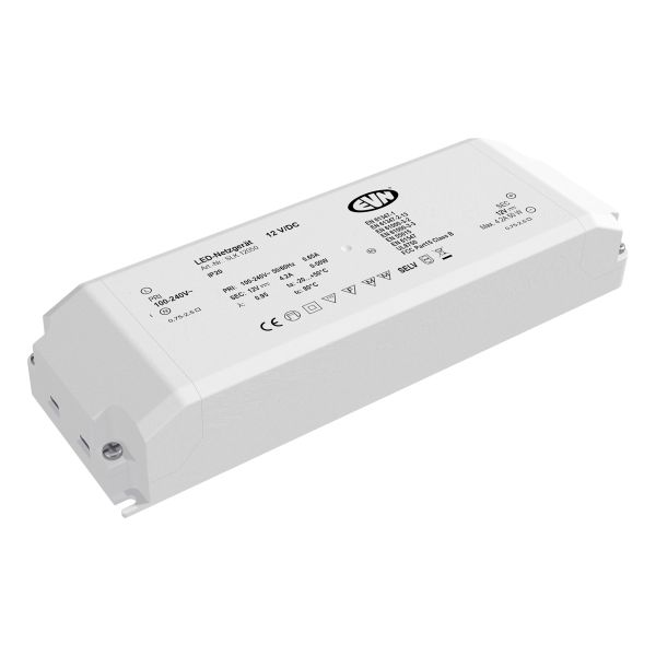 EVN SLK12050 LED-Netzgerät 12VDC 1-50 Watt