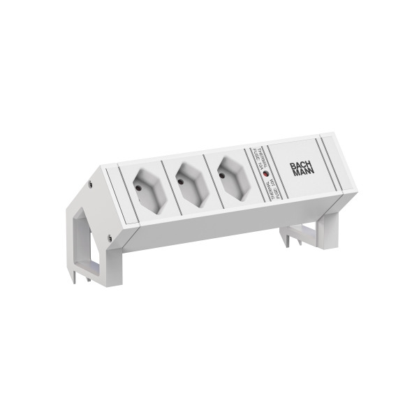 Bachmann 902.3222 Steckdosenleiste DESK 2 white