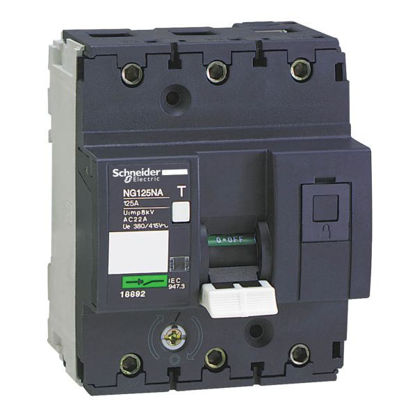 Schneider Electric 18892 Lasttrennschalter NG125NA 3-polig 125A