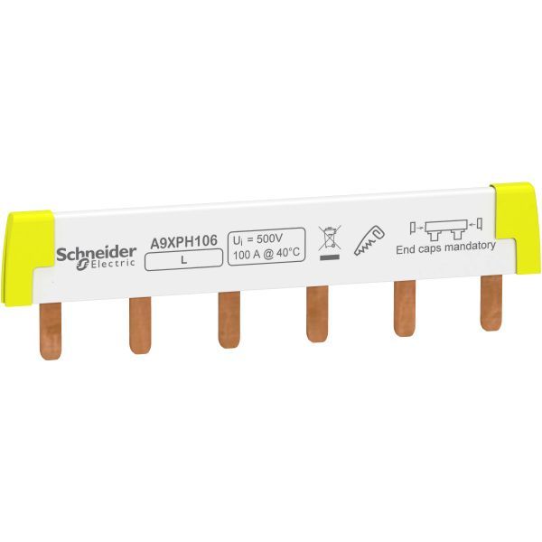 Schneider Electric A9XPH106 Phasenschiene Steg ablängbar 1-polig 6 TE 100A