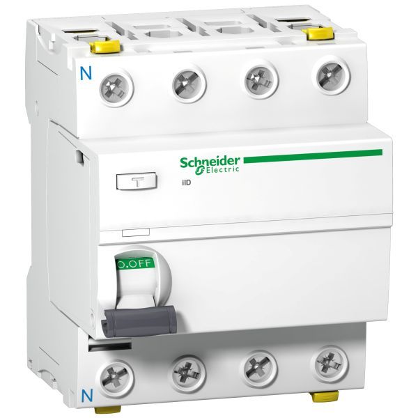 Schneider Electric A9Z21491 Fehlerstrom-Schutzschalter iID 4-polig 100A 30mA Typ A