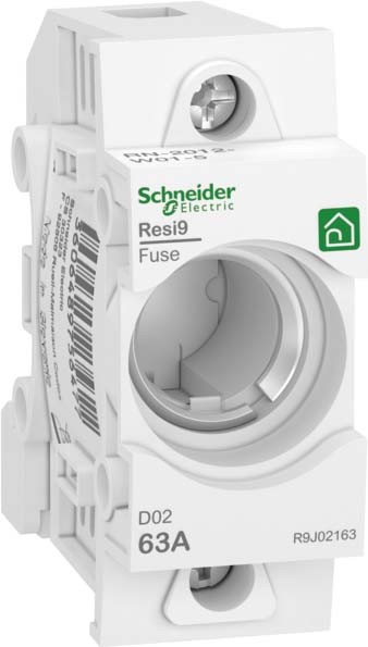 Schneider Electric R9J02163 Neozed Sicherungssockel D02 1-polig 63A 400V DIN-Schiene