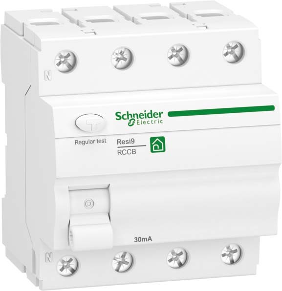 Schneider Electric R9R42440 Fehlerstrom-Schutzschalter Resi9 4-polig 40A 30mA Typ F