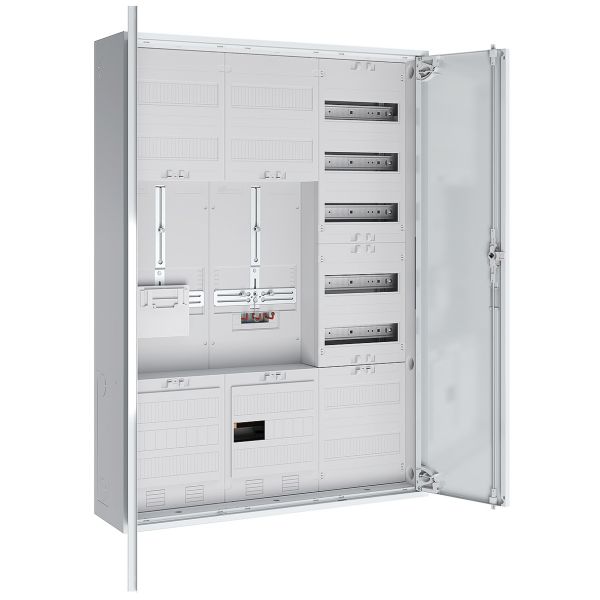 ABN S37ZA711 Zählerschrank 3Pkt 1Z 1R 1V 1APZ HLAK/Kanal IP43 SK2 5-polig BxHxT 800x1100x210mm