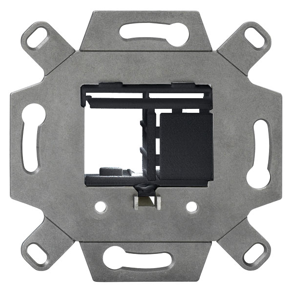 Rutenbeck 17000065 Montageadapter 1- oder 2-fach Unterputz für Keystone Module KMK abbrechbarer Tragring für Stegversion