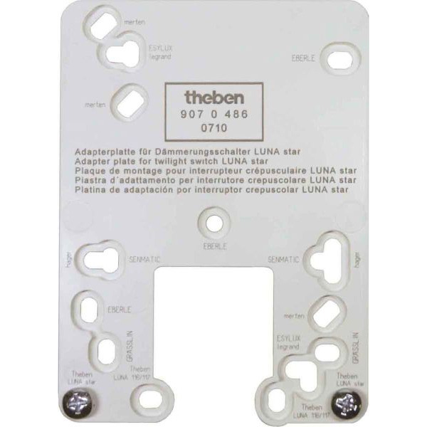 Theben 9070486 Adapterplatte LUNA star für LUNA star