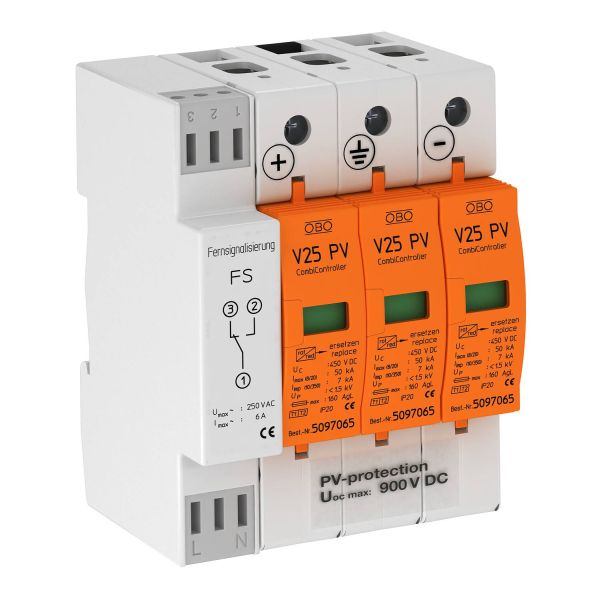 OBO Bettermann 5097448 CombiController 3p für PV-Anlagen V25-B+C 3PHFS900